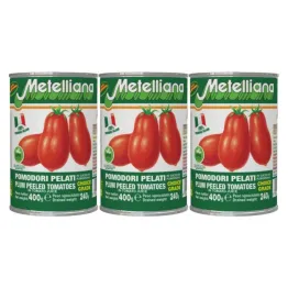 3 x Włoskie Pomidory Pelati 400 g - Metelliana