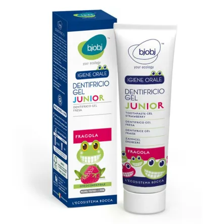 Pasta Do Zębów Dla Dzieci Truskawka Bez Fluoru 75ml-Bjobj