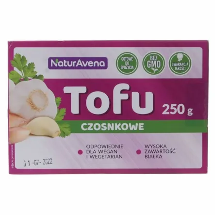 Tofu Kostka Czosnkowe 250 g - NaturAvena