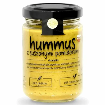 Hummus z Suszonymi Pomidorami 140 g - HOTZ