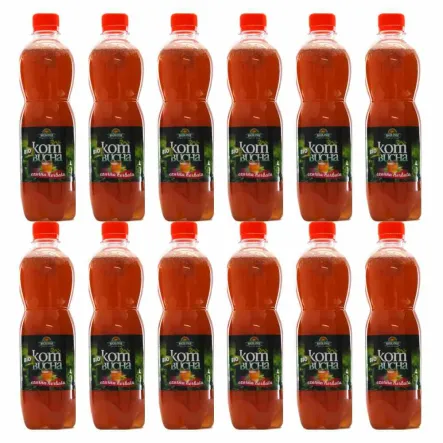 12 x Kombucha Herbata Czarna Bio 500 ml - Biolinie