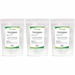 Zestaw 3 x Chlorek Magnezu Sześciowodny Płatki 1 kg - DeliFood