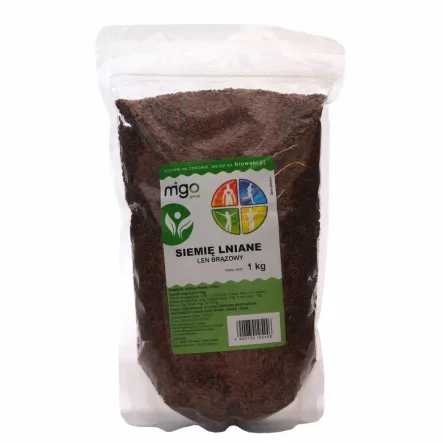 Siemię Lniane Brązowe 1 kg MIGOgroup