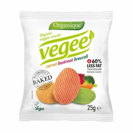 Chipsy Warzywne Bezglutenowe 25 g Vegee Bio - McLLOYD'S