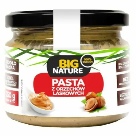 Pasta z Orzechów Laskowych 250 g - Big Nature