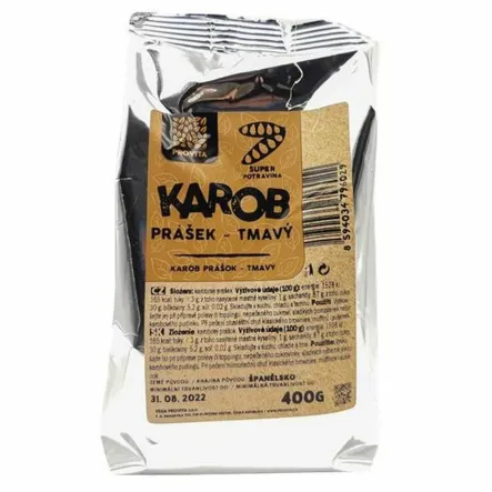 Karob w Proszku Ciemny 400 g - Provita