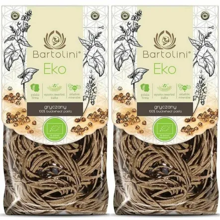 2 x Makaron Gryczany Gniazdka Bio 250 g - Bartolini