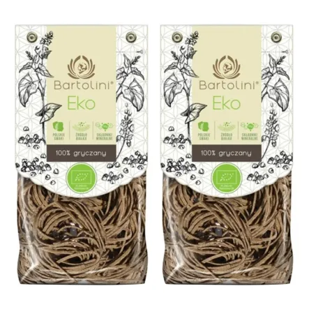 2 x Makaron 100% Gryczany Gniazda Bio 250 g Bartolini
