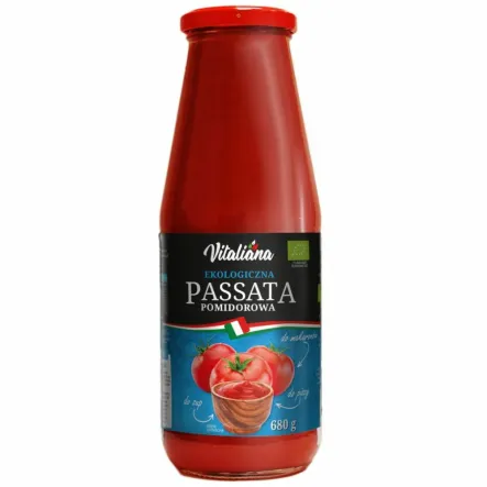 Passata Pomidorowa Klasyczna Bio 680 g - NaturAvena