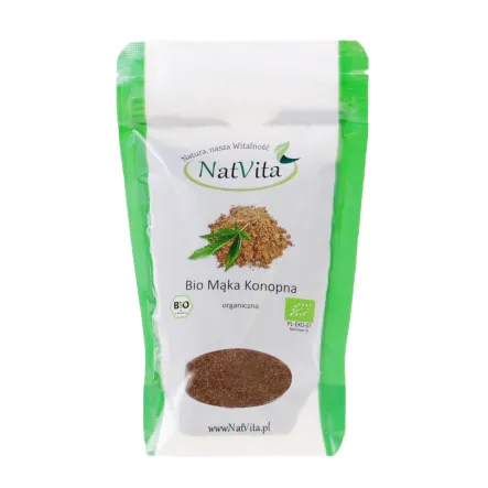 Mąka Konopna Białko 30% Bio 150 g Natvita Wyprzedaż