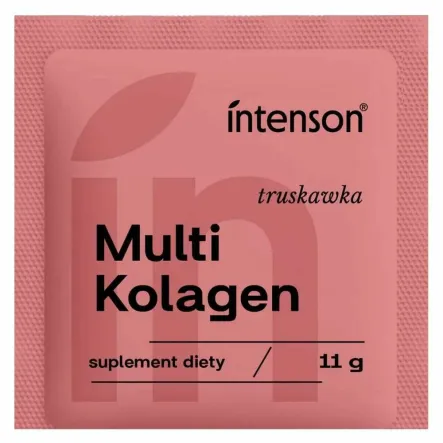 Multi Kolagen Truskawka Saszetka 11 g - Intenson