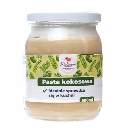 Pasta Kokosowa 500 g Malinowe