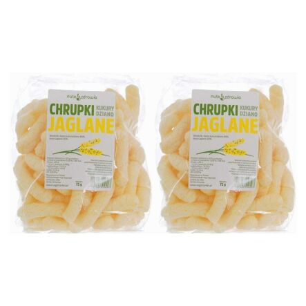 2 x Chrupki Kukurydziano-Jaglane 75 g Nuta zdrowia