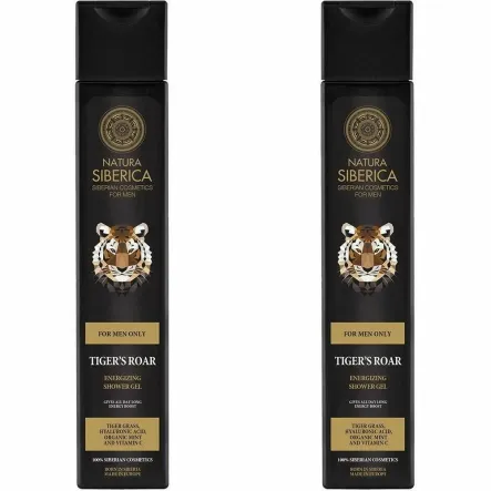 2 x Naturalny Energetyzujący Żel Pod Prysznic Dla Mężczyzn 250 ml - Natura Siberica Men