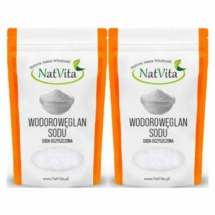 2 x Wodorowęglan Sodu (Soda Oczyszczona) 1,3 kg - Natvita