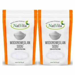 2 x Wodorowęglan Sodu (Soda Oczyszczona) 1,3 kg - Natvita
