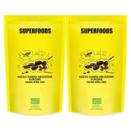 2 x Kakao Ziarna Kruszone Surowe Bio 600 g - Bio Planet