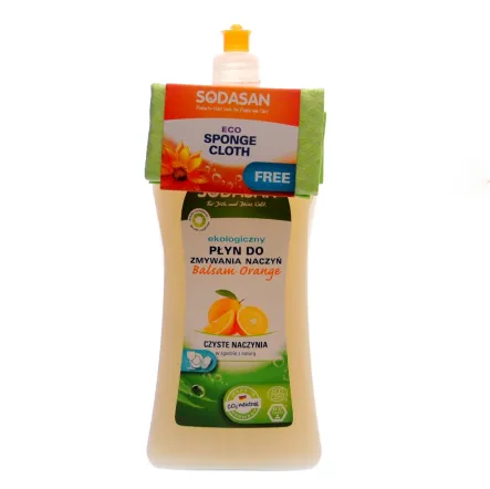 Balsam do Zmywania Naczyń o Zapachu  Pomarańczowym 1000 ml BIO Sodasan