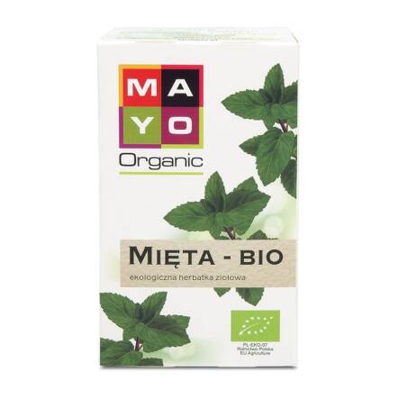 Herbatka Mięta Bio 30 g (20 x 1,5 g) - Mayo