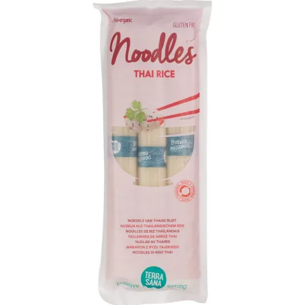 Makaron z Ryżu Tajskiego Bezglutenowy Bio 250 g - Terrasana