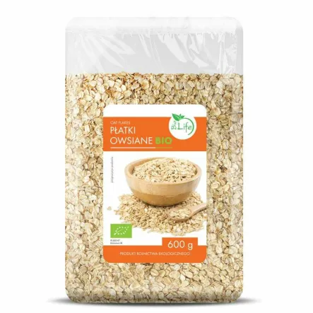 Płatki Owsiane Bio 600 g - BioLife