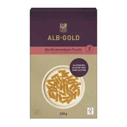 Makaron z Ciecierzycy Świderki Bezglutenowy Bio 250 g - Alb-Gold