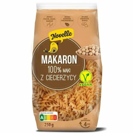 Makaron z Ciecierzycy Świderki 250 g - Novelle
