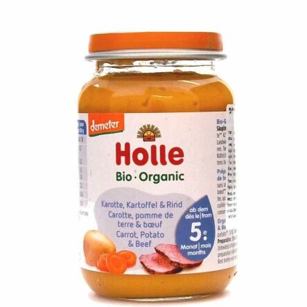 Danie dla Niemowląt z Wołowiną Bio Demeter 190 g - Holle