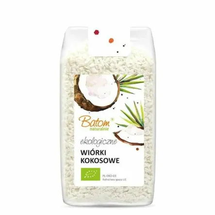 Wiórki Kokosowe BIO 125 g - Batom - Przecena Krótka Data Minimalnej Trwałości