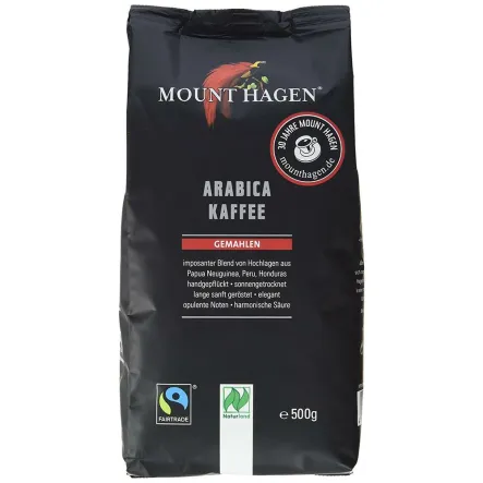 Kawa Mielona Arabica Fair Trade Bio 500 g Mount Hagen - Wyprzedaż