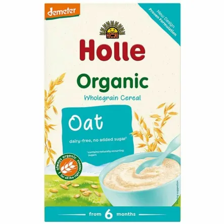 Kaszka Owsiana Pełnoziarnista Bez Dodatku Cukru Bezglutenowa Bio 250 g - Holle