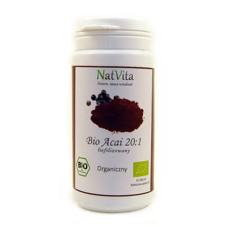 Bio Acai Berry Liofilizowane 20:1 25 G - Natvita