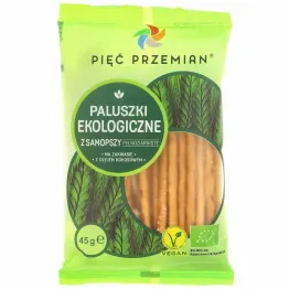 Paluszki z Samopszy Pełnoziarniste Bio 45 g - Pięć Przemian