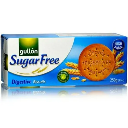 Pełnoziarniste Herbatniki Bez Dodatku Cukru 245 g - Gullon 