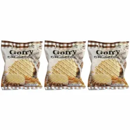 3 x Gofry Orkiszowe Bez Dodatku Cukru 65 g - Ania