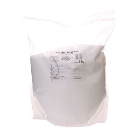 Siarczan Magnezu Siedmiowodny (Sól Epsom, Sól Gorzka ) Proszek 5 kg - Natur Planet