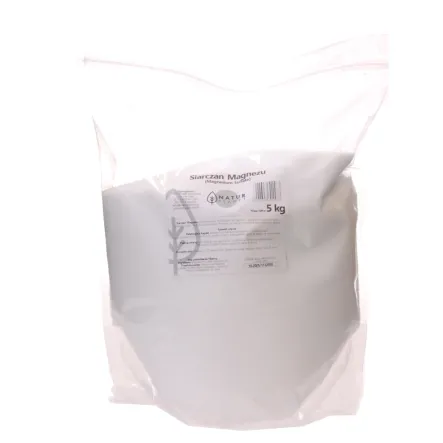 Siarczan Magnezu Siedmiowodny (Sól Epsom, Sól Gorzka ) Proszek 5 kg - Natur Planet