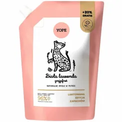 Mydło w Płynie Refill BIAŁA LAWENDA GREJPFRUT 600 ml - Yope