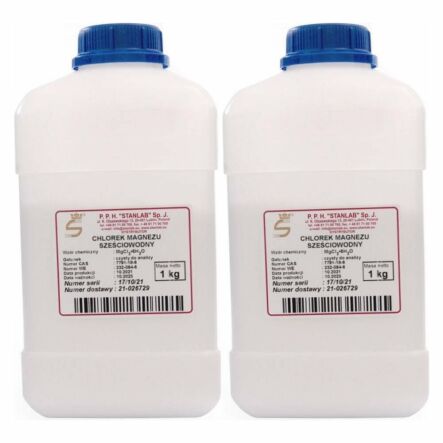 2 x Chlorek Magnezu Sześciowodny CZDA 1 kg - Stanlab