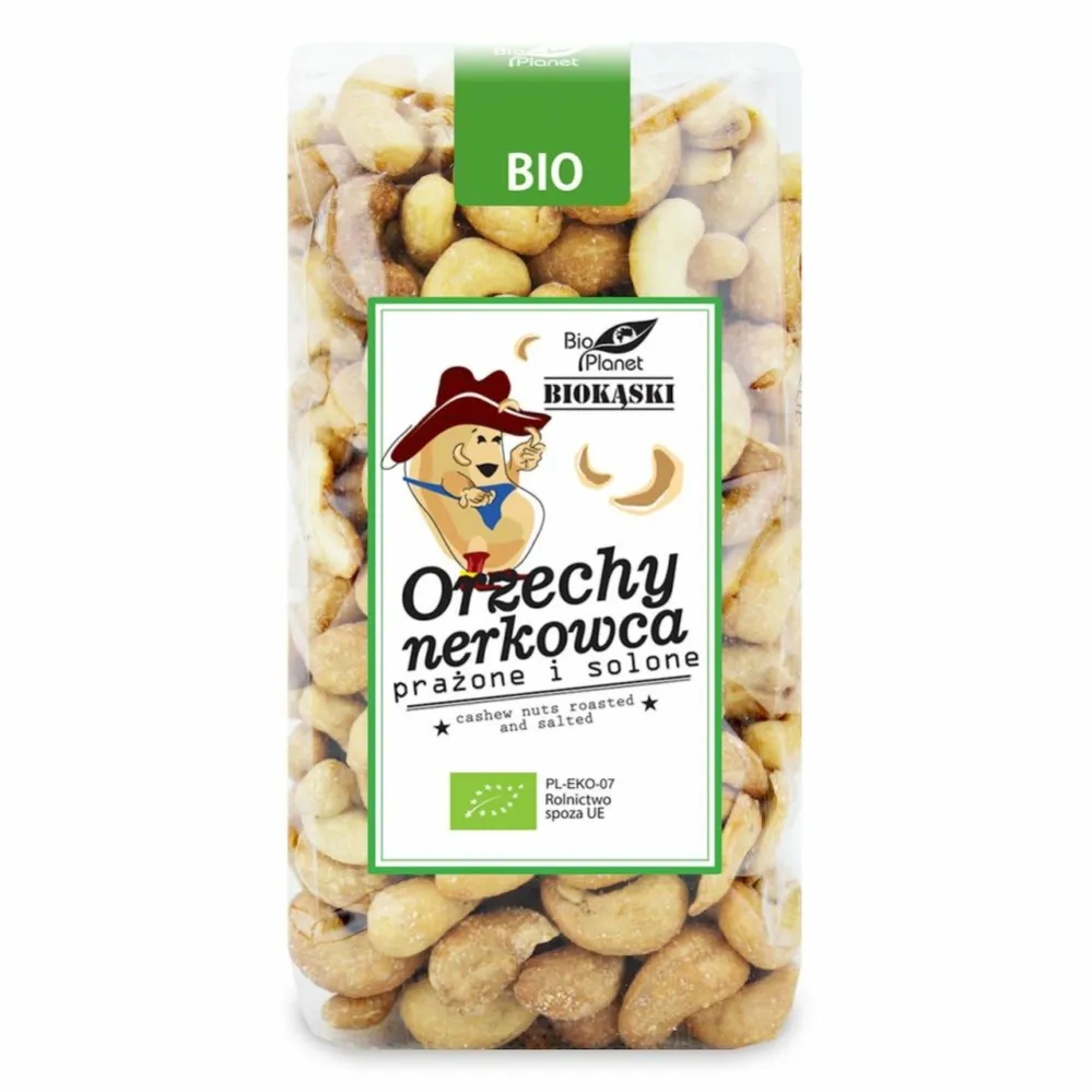 Orzechy Nerkowca Prażone i Solone Bio 350 G  Bio Planet