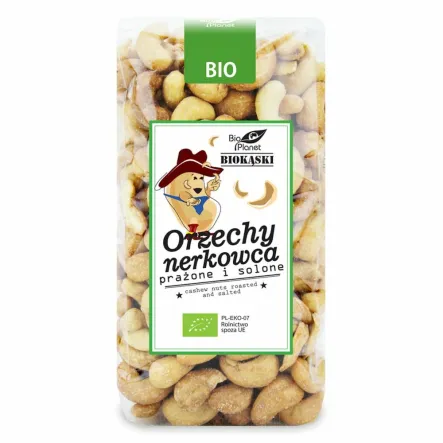 Orzechy Nerkowca Prażone i Solone Bio 350 G  Bio Planet