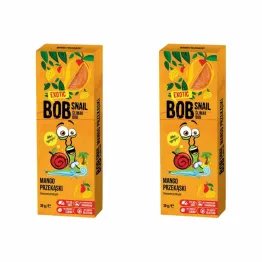 2 x Przekąska Mango Bez Dodatku Cukru 30 g - Bob Snail