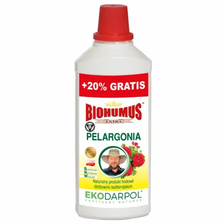 Biohumus Extra Pelargonia 1 l +20% Gratis (1,2 l) - Ekodarpol