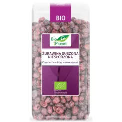 Żurawina Suszona Niesłodzona Bio 50 g Bio Planet 