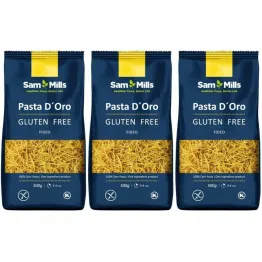 3 x Makaron Kukurydziany Nitka Bezglutenowy 500 g - Sam Mills