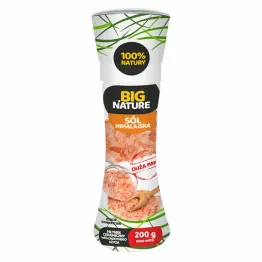 Przyprawa Sól Himalajska Różowa Gruba Młynek 200 g - Big Nature