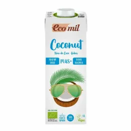 Napój Kokosowy Bez Dodatku Cukru z Algami Bio 1L - Ecomil