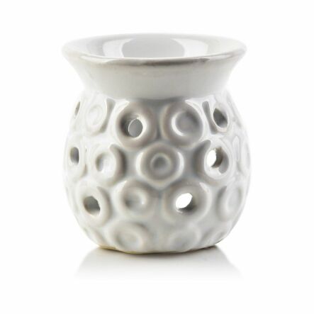 Kominek na Olejek Zapachowy Biały 34-7738 - Mondex