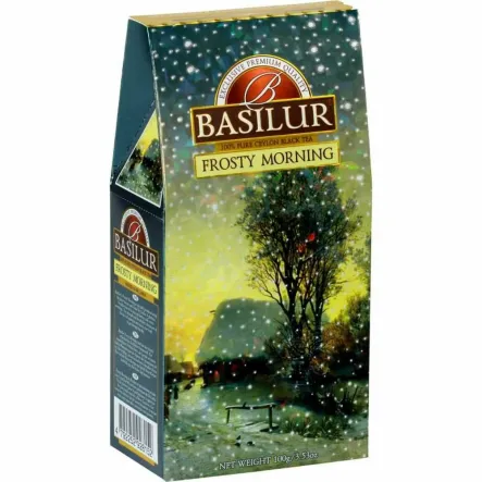 Herbata Czarna Liściasta FROSTY MORNING Stożek 100 g  - BASILUR
