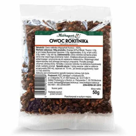 Owoc Rokitnika 50 g - Herbapol Kraków